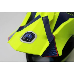 Шлем кроссовый ROCKOT RM-216 Evo (желт/черн/красн мат, S)