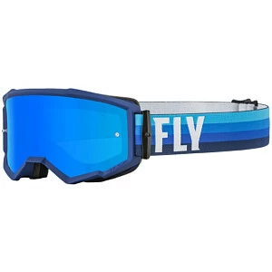 Очки для мотокросса FLY RACING ZONE (2022) YOUTH (детские), прозрачная линза (черн/син)