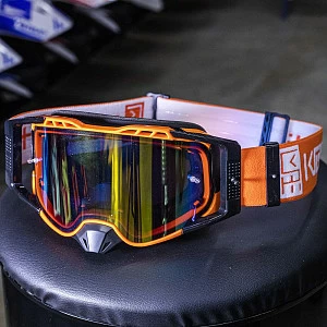 Очки защитные кроссовые KIOSHI Enduro PRO (черн/оранж)