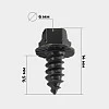 Шип вкручивающийся 100 шт.KOLD KUTTER 3/8" (9,5 мм)