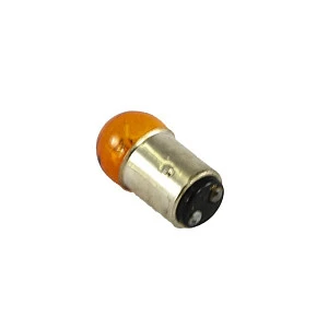 Лампа стоп сигнала G18 12V 18/5W цоколь 2 конт. желтая  CN