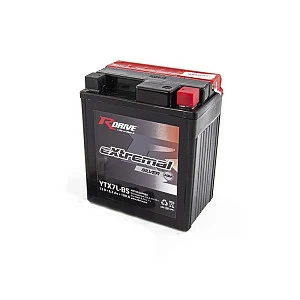 Мотоциклетный аккумулятор R-drive Extremal SILVER YTX7L-BS